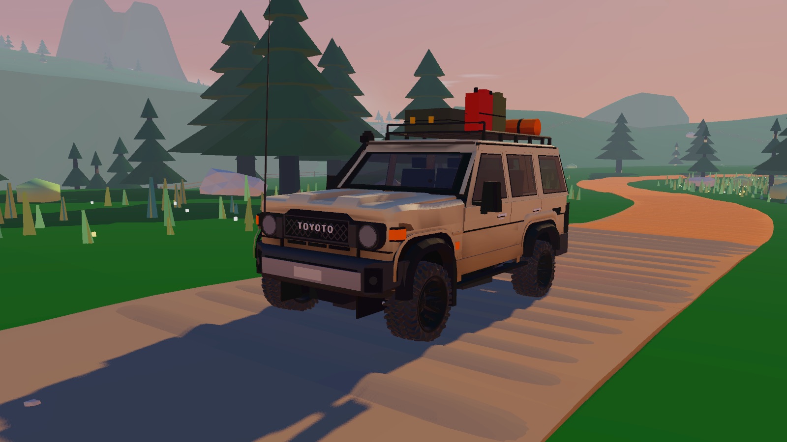 The Seventy Wagon with TOYOTO on its grille